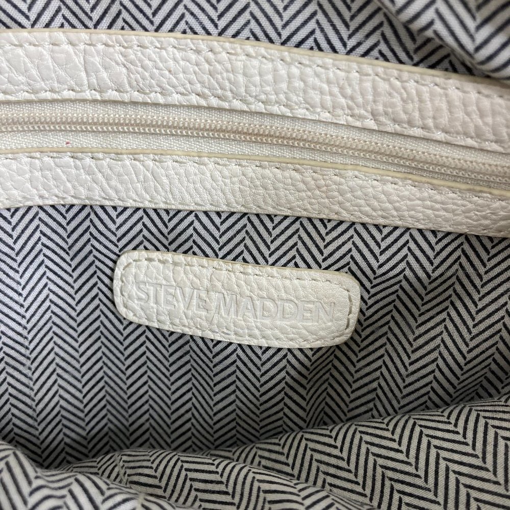 Steve Madden Diagonal Zip Pebbled Shoulder Bag - image 7